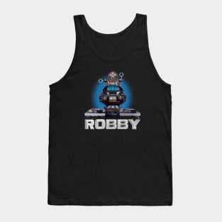 ROBBY the ROBOT : Hip-Hop DJ Turntables Tank Top